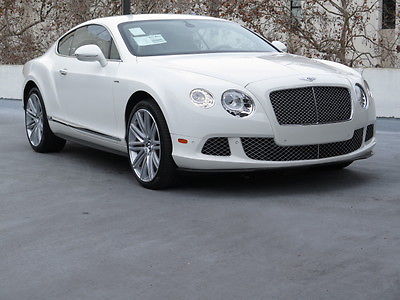 Bentley : Continental GT Speed in Glacier White with only 19,361 miles! 2013 bentley continental gt speed glacier white linen low miles