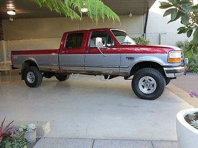 Ford : F-350 FreeShipping F-350 7.3L Diesel 4X4 Crew Cab Long Bed XLT 115K Miles! 1-OWNER Mint Condition!