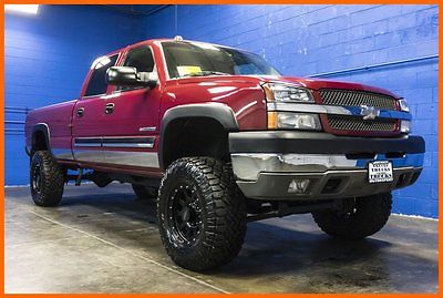 Chevrolet : Other 2500HD Lifted Truck with Straight Pipe Exhaust 2004 chevrolet silverado 2500 hd 4 x 4 6 l v 8 lifted crew cab long bed pickup truck