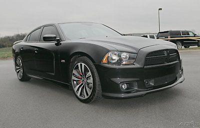 Dodge : Charger SRT/8 6.4L Hemi Black On Black Navigation Sunroof 2012 srt 8 6.4 l hemi automatic rwd track package 20 wheels push button start