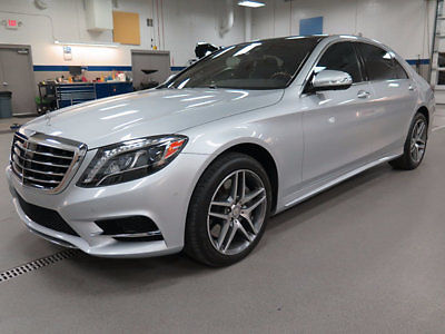 Mercedes-Benz : S-Class 4dr Sedan S550 4MATIC DRIVER ASSISTANCE SPORT PACKAGE SURROUND VIEW CAMERA NAPPA LEATHER