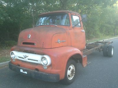 Ford : Other 1956 ford cabover coe kansas cab 460 fuel injected auto updated chassis patina