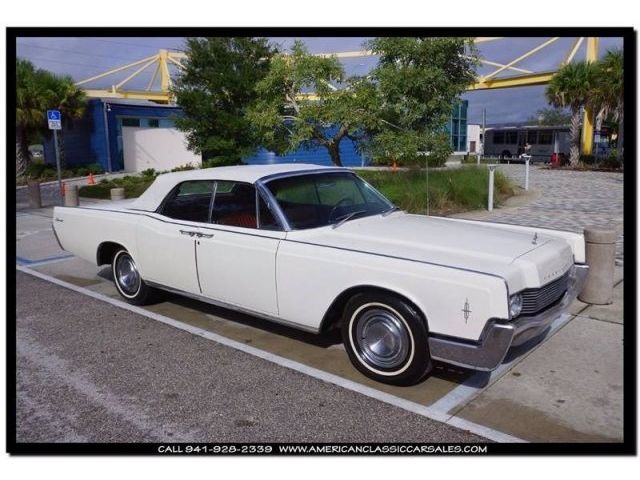 Lincoln : Continental Retractable 1966 lincoln continental convertible suicide doors retractable power top nice