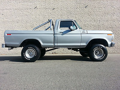 Ford : F-150 Short Bed 1978 ford f 150 short bed ranger 4 x 4 rancho lift rebuilt 351 m with 1100 miles