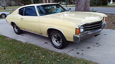 Chevrolet : Chevelle sport coupe 1972 chevrolet chevelle