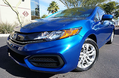Honda : Civic 14 Civic LX Coupe 1 Owner Clean CarFax 14 blue civic coupe 1 owner serviced az car like 2010 2011 2012 2013 2015 ex si