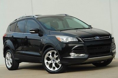 Ford : Escape Titanium Edition * 1-OWNER * LOADED! * 2013 black titanium technology pkg blind spot 19 s power liftgate texas