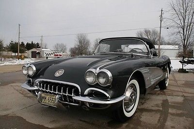 Chevrolet : Corvette CONVERTIBLE FRAME OFF NUMBERS MATCHING FRAME OFF RESTORED 283 4 SPEED RARE MAKE OFFER