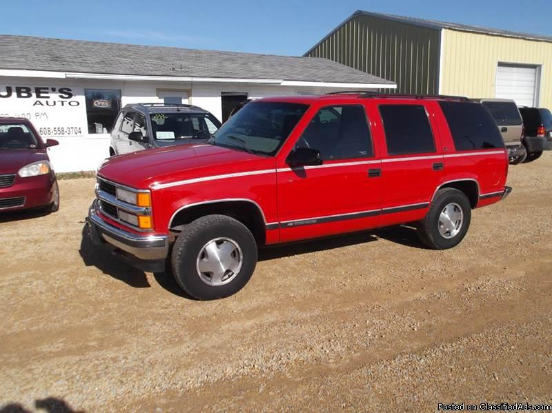 1998 4x4 Tahoe in good shape with good tires,