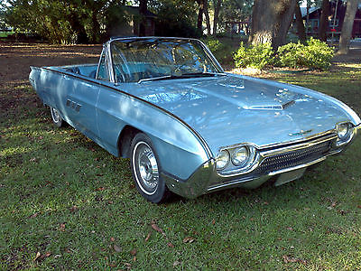 Ford : Thunderbird ROADSTER 1963 ford thunderbird convertible roadaster with tonneau cover 390 v 8