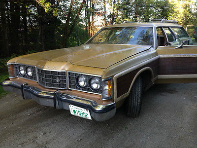 Ford : Other Brougham 1973 ford country squire ltd station wagon