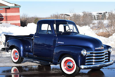 Chevrolet : Other Pickups Thriftmaster 5 Window  1951 cheny 3100 thriftmaster 5 window full nut bolt restoration none nicer