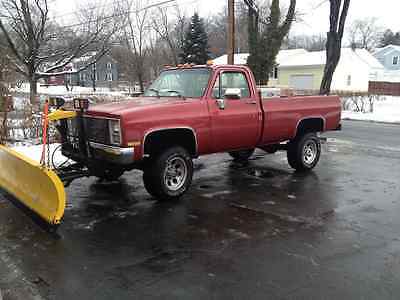 GMC : Other 1985 gmc k 2500 4 x 4 with plow