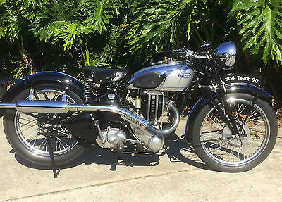 Triumph : Tiger 1938 triumph tiger 90