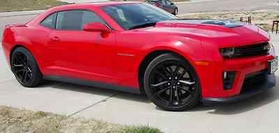 Chevrolet : Camaro ZL1 Coupe Red 2014 ZL1 Camaro Supercharged Tap Shift GM Major Guard Warranty K&N