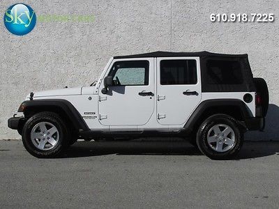 Jeep : Wrangler Sport 4X4 UNLIMITED SPORT 4X4 Soft Top Satellite Radio Bluetooth Hitch Powertrain Warranty