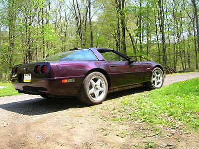 Chevrolet : Corvette zr1 1994 corvette zr 1 405 hp lt 5 super nice rare color 1 of 4 blackrose 131 c 4