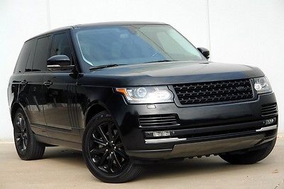 Land Rover : Range Rover HSE * V6 * ONE OWNER * 34k Miles 2014 black hse 4 zone comfort pkg pano roof 20 s meridian sound texas