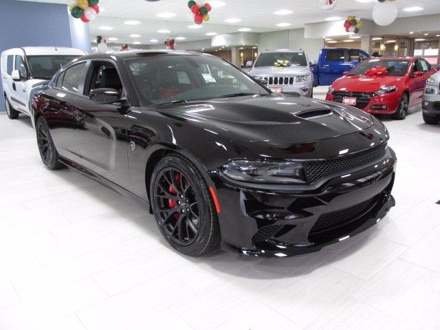 Dodge : Charger SRT Hellcat SRT Hellcat Supercharged 6.2 Hemi Fully Loaded Black on Red, Nav, All the Extras