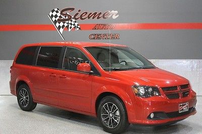 Dodge : Grand Caravan R/T r/t,red,black leather,navigation,dvd,