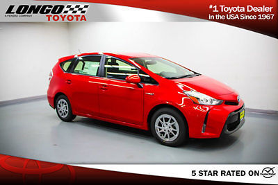 Toyota : Prius V 5dr Wagon Four 5 dr wagon four new 4 dr sedan cvt 1.8 l 4 cyl absolutely red
