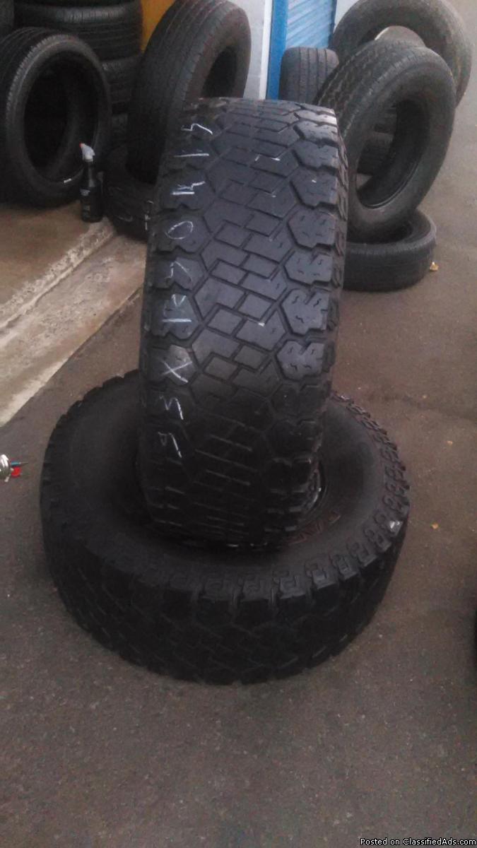 30×12.50/15 two tires, 0