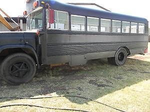 1986 chevy school bus for storage