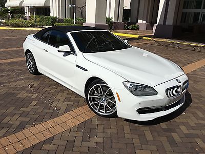 BMW : 6-Series Base Convertible 2-Door 2012 bmw 650 i convertible twin turbo 520 hp 20 wheels fl car full leather wow