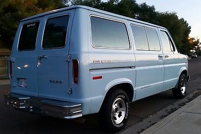 Ford : E-Series Van Great Running Reliable Dependable Daily Driver  Original Ford E100 E150 Econoline SHORTY SWB MANUAL TRANS OVERDRIVE