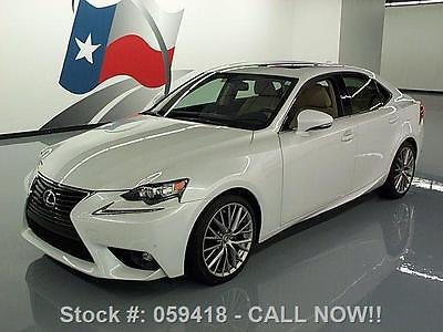 Lexus : IS LUX SUNROOF CLIMATE SEATS NAV REAR CAM 2015 lexus is 250 lux sunroof climate seats nav rear cam 059418 texas direct