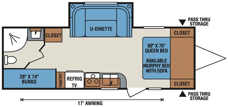 2016 Kz Rv Sportsmen S322BHKSS