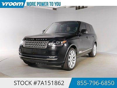 Land Rover : Range Rover 5.0L V8 Supercharged Certified 2014 39K MILES NAV 2014 range rover supercharge 39 k mile nav panoroof rearcam 1 owner cln carfax