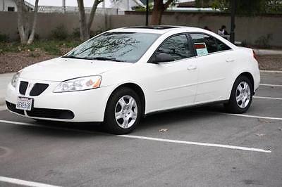 Pontiac : G6 *USED CAR FOR SALE*2006 Pontiac G6, excellent condition, runs great, white sedan