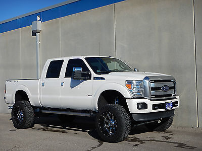 Ford : F-350 Platinum Crew Cab Pickup 4-Door 2013 ford f 350 super duty platinum crew cab w monster lift kit