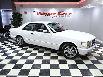 Mercedes-Benz : 500-Series SEC 87 mercedes benz 560 sec coupe only 67 k miles 2 owners chrome wheels htd leather