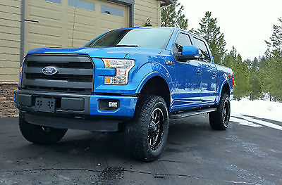 Ford : F-150 Lariat Crew Cab Pickup 4-Door ***LIKE NEW 2015 F150 Ecoboost LIFTED***