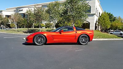 Chevrolet : Corvette Z06 w/3LZ 2011 chevrolet corvette z 07 3 lz inferno orange with ultimate carbon package