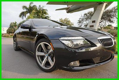 BMW : 6-Series 2010 BMW 650i 2010 bmw 650 i coupe black leather low miles florida clean car excellent auto