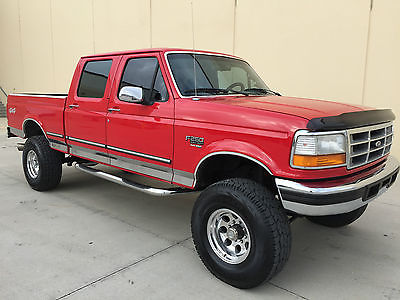 Ford : F-250 XLT CLEAN LIFTED 1997 FORD F250 CREW SHORTBED XLT LIFTED 4X4 7.3 POWERSTROKE DIESEL