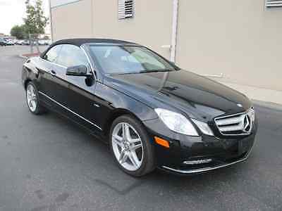 Mercedes-Benz : E-Class Base Convertible 2-Door 1 owner clean carfax convertible excellent condition rear camera