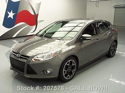 Ford : Focus SE HATCHBACK HTD LEATHER SYNC 2014 ford focus se hatchback htd leather sync 34 k miles 207576 texas direct