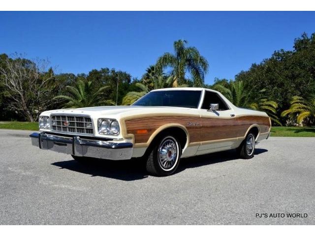 Ford : Ranchero SQUIRE RARE RANCHERO SQUIRE ONE FAMILY OWNED MATCHING 400 V8 AUTOMATIC ONLY 4,787 BUILT