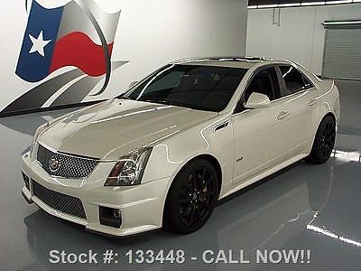 Cadillac : CTS -V SUPERCHARGED PANO ROOF NAV 19'S 2012 cadillac cts v supercharged pano roof nav 19 s 45 k 133448 texas direct