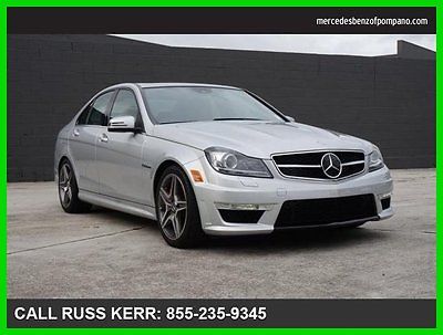 Mercedes-Benz : C-Class C63  Certified Unlimited Mile Warranty MB Dealer!! 2013 c 63 amg used certified 6.2 l v 8 32 v automatic rear wheel drive sedan premium