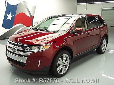 Ford : Edge SEL PANO SUNROOF NAV LEATHER 20'S 2013 ford edge sel pano sunroof nav leather 20 s 64 k mi b 57575 texas direct