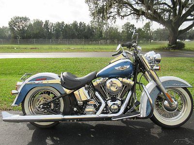 Harley-Davidson : Softail 2005 harley davidson softail delxue www tires dual exhaust sweet color clean