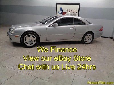 Mercedes-Benz : CL-Class 5.5L 05 cl 600 v 12 gps leather heated seats we finance texas