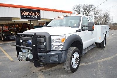 Ford : F-450 XL 4x4 Utility Bed Winch Generator F450 Commercial Work Truck Utility bed