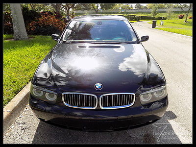 BMW : 7-Series 745i 05 745 i clean carfax massage cooled seats navigation sunroof side sunshades fl