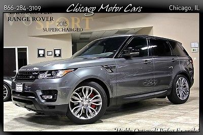 Land Rover : Range Rover Sport 4dr SUV 2015 land rover range rover sport supercharged suv luxury pkg wow
